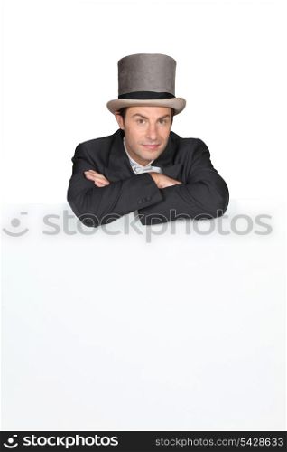 Man in a top hat