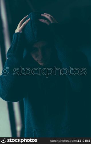 Man in depression