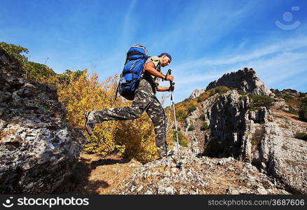 Man in hike