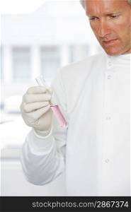 Man in Laboratory
