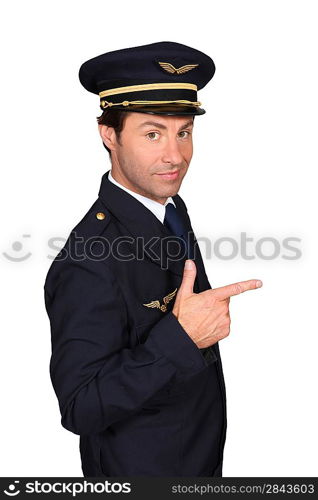 Man in officer&acute;s uniform