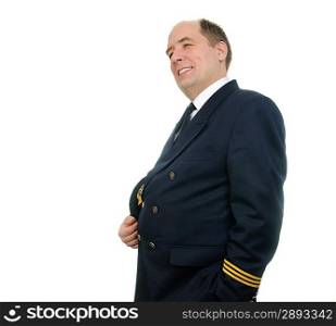 Man in uniforn of pilot