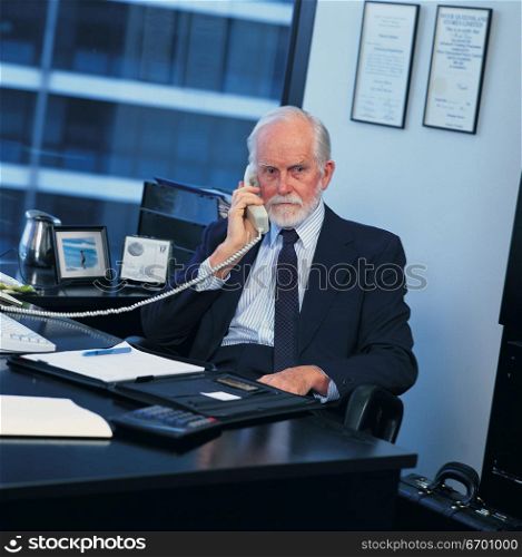 man on telephone