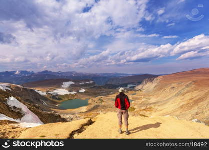 man on the cliff