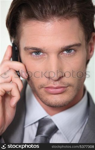Man on the phone