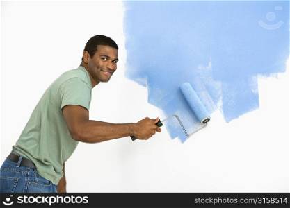 Man painting