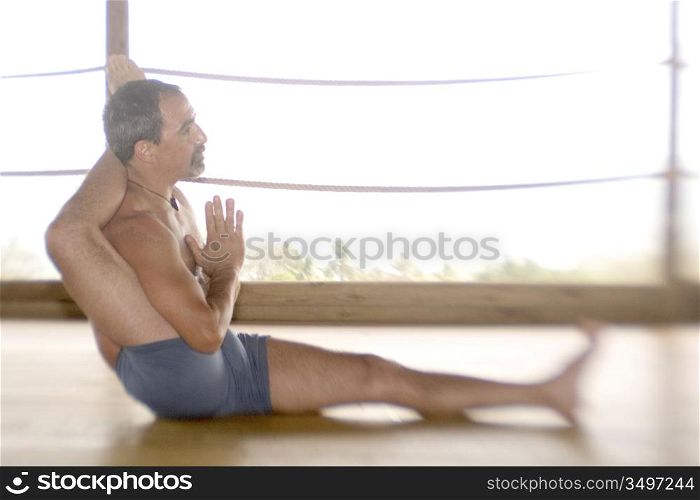 Man Practicing Yoga