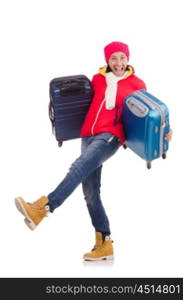 Man preparing for winter vacation