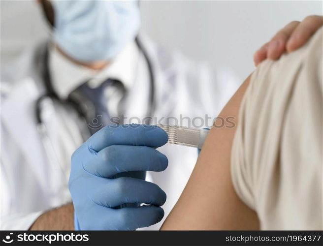 man putting bandage young woman s arm. High resolution photo. man putting bandage young woman s arm. High quality photo