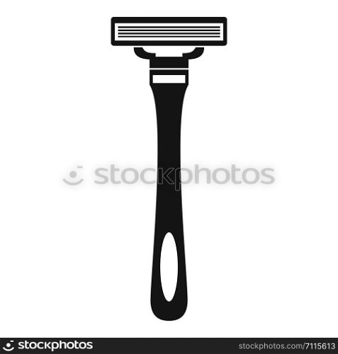 Man razor icon. Simple illustration of man razor vector icon for web design isolated on white background. Man razor icon, simple style