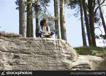 Man Resting During Countryside Hike