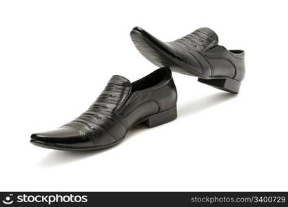 Man&rsquo;s shoes isolated on a white background