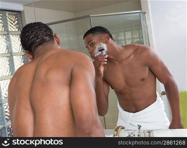 Man Shaving