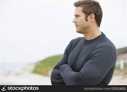 Man standing at beach