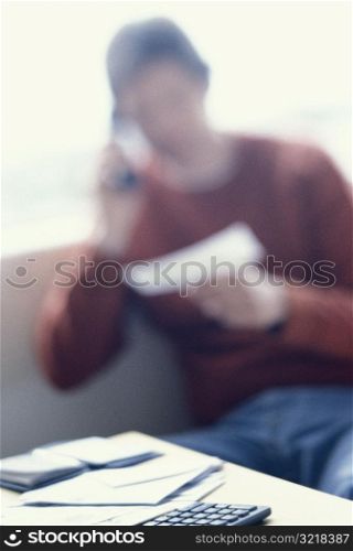 Man Talking on the Phone