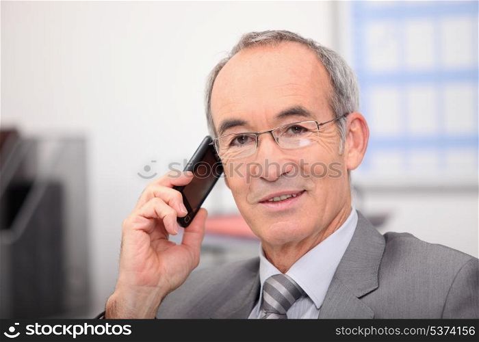 Man talking on the phone