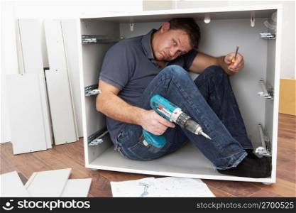 Man Trapped Whilst Assembling Flat Pack Furniture