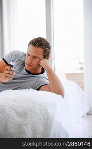 Man Using Cell Phone