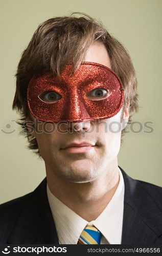 Man wearing a mask