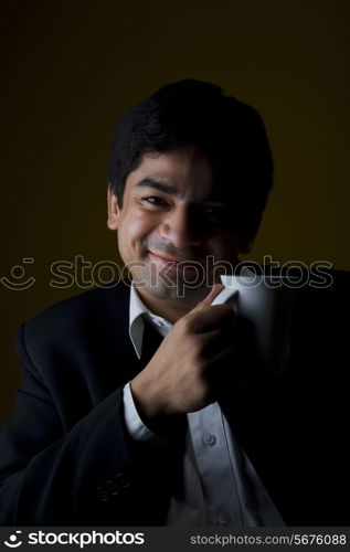 Man with a mug of tea