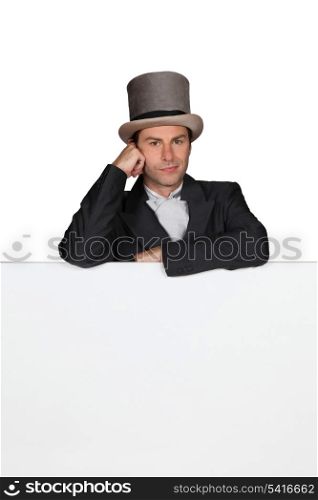 Man with a top-hat