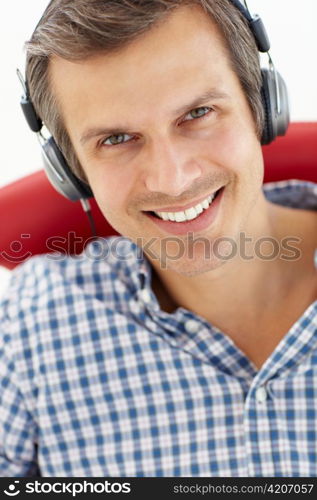 Man with headphones