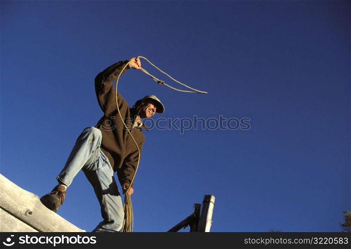 Man with Lasso