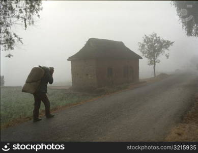 Man with Sack - Nepal