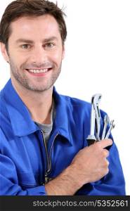 Man with spanners