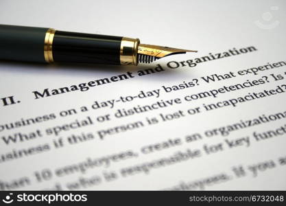 Management and organization