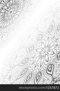 mandala background. Decorative ornament in oriental style. Mandala with floral patterns. Beautiful lined design in vintage