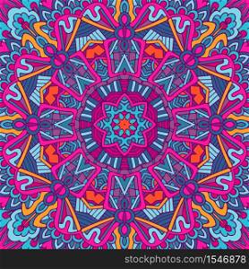 Mandala vector seamless pattern mandala art. Flower medallion print.. Tribal indian ethnic seamless design. Festive colorful mandala pattern