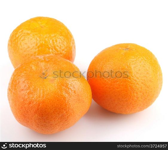 Mandarin Orange Isolated On White