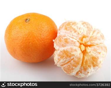 Mandarin Orange Isolated On White