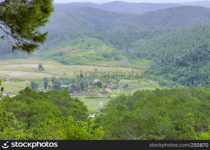 Mang Den tourism area, Kon Tum Vietnam