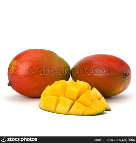 Mango fruit isolated on white background