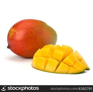 Mango fruit isolated on white background