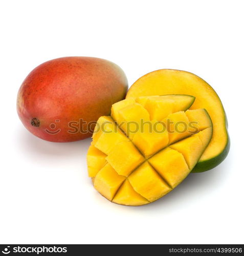 Mango fruit isolated on white background