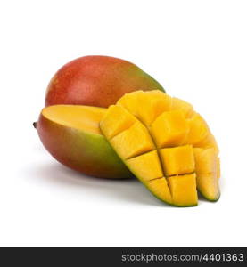 Mango fruit isolated on white background