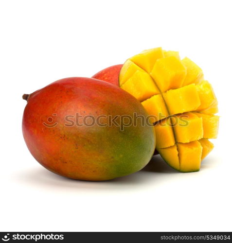 Mango fruit isolated on white background