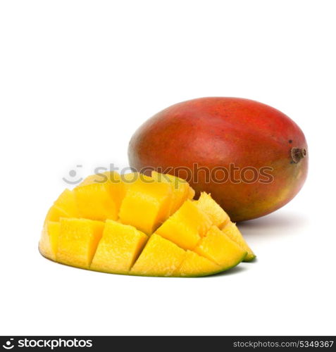 Mango fruit isolated on white background