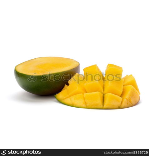 Mango fruit isolated on white background