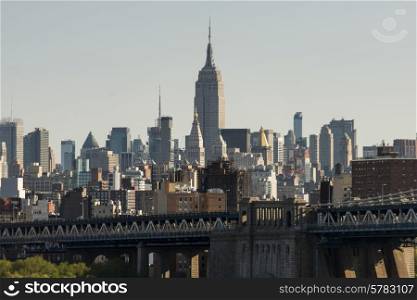Manhattan Skyline, Manhattan, New York City, New York State, USA