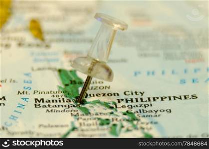 manila city pin on the map