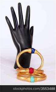 Mannequin hand and jewellery