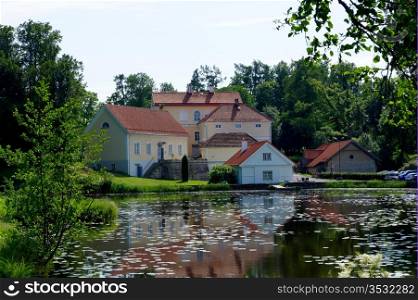 Manor in the north of Estonia. 18 century. Vihula.