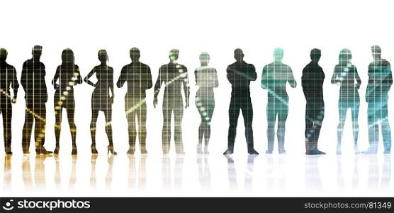 Manpower and Human Resources Department Staffing Concept. Manpower