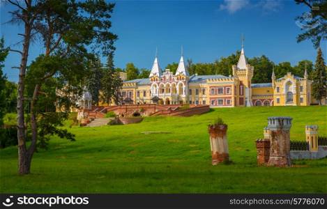 mansion of baron Von Dervis in village Kiritzi, Russia, 1889-1907