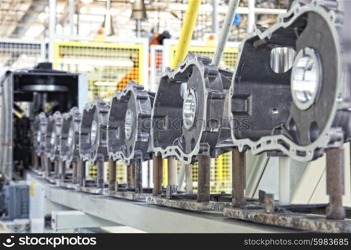 manufacturing parts for car engine