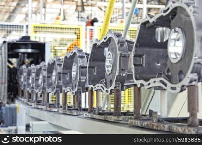 manufacturing parts for car engine